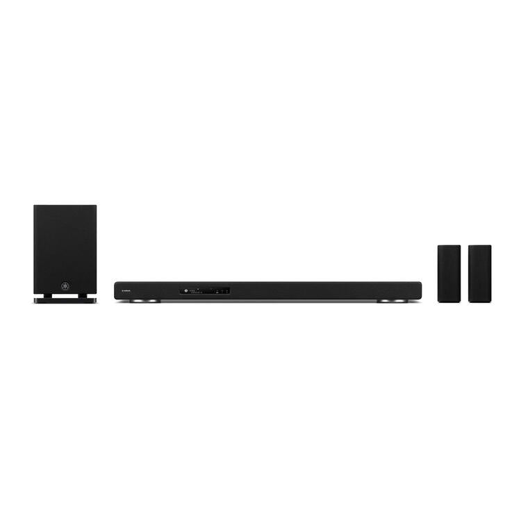 Yamaha SRX90A+WSX3A | 3.1.2 Soundbar - AURO 3D - Total power 550W RMS - Black-Audio Video Centrale