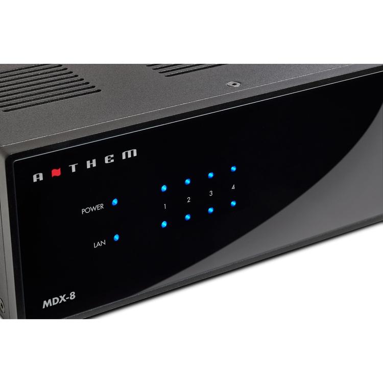 Anthem MDX8 | 8-channel amplifier 4 zones and more - Black-Audio Video Centrale