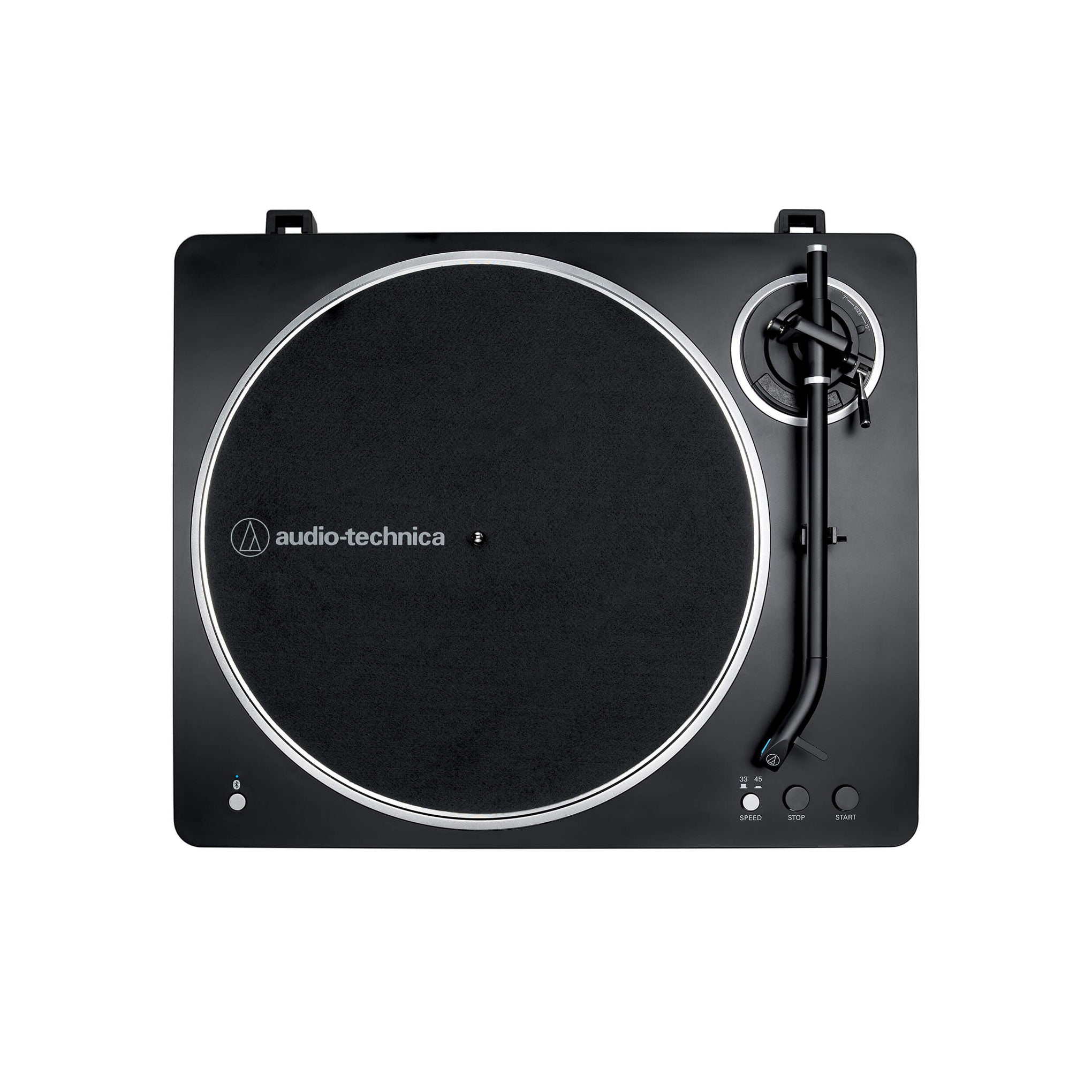 Audio-Technica AT-LP70XBTBS | Stereo Turntable - Wireless - Bluetooth - Belt Drive - Fully Automatic - Black/Silver-Audio Video Centrale