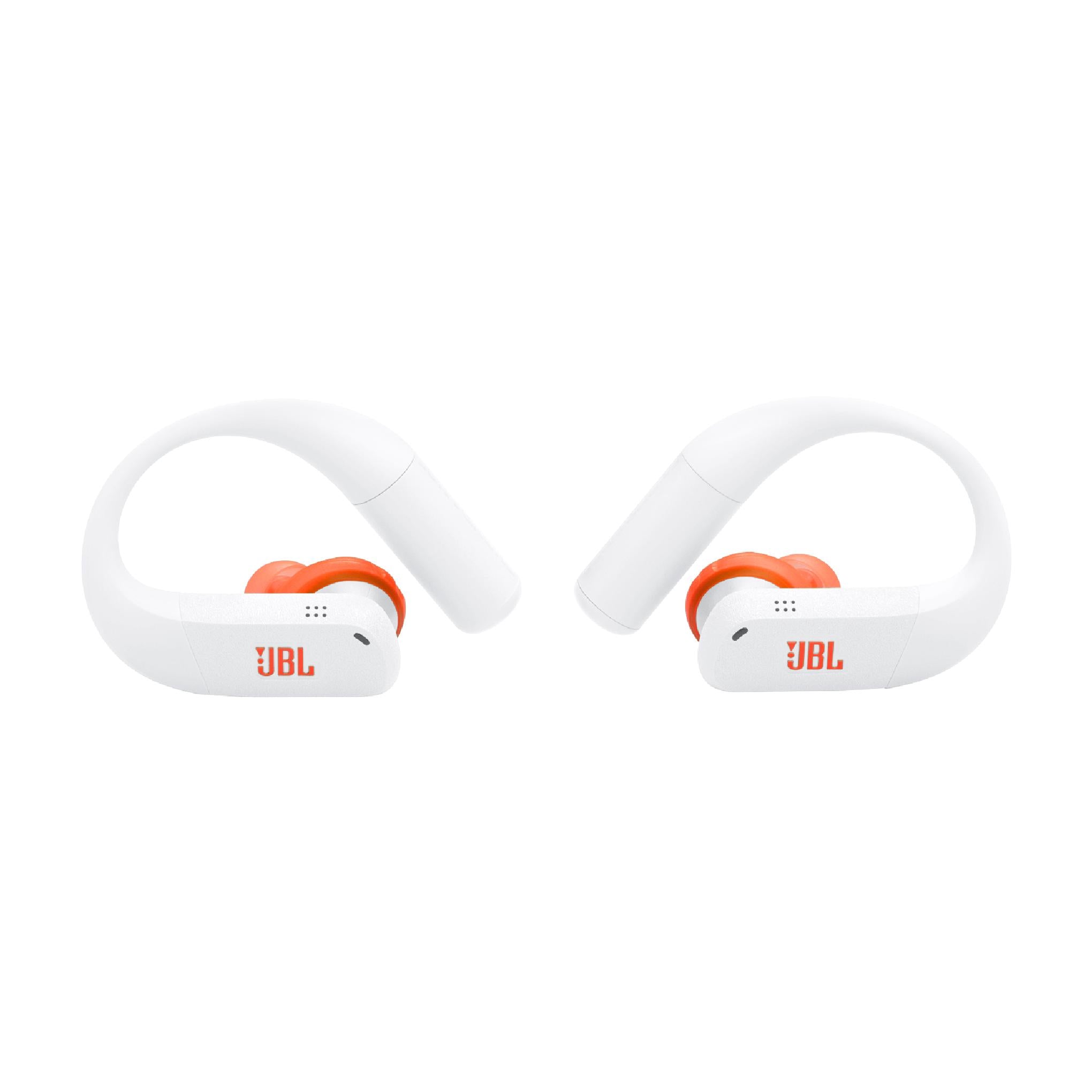 JBL Endurance Peak 4 | In-ear headphones - TwistLock - White/Orange-Audio Video Centrale