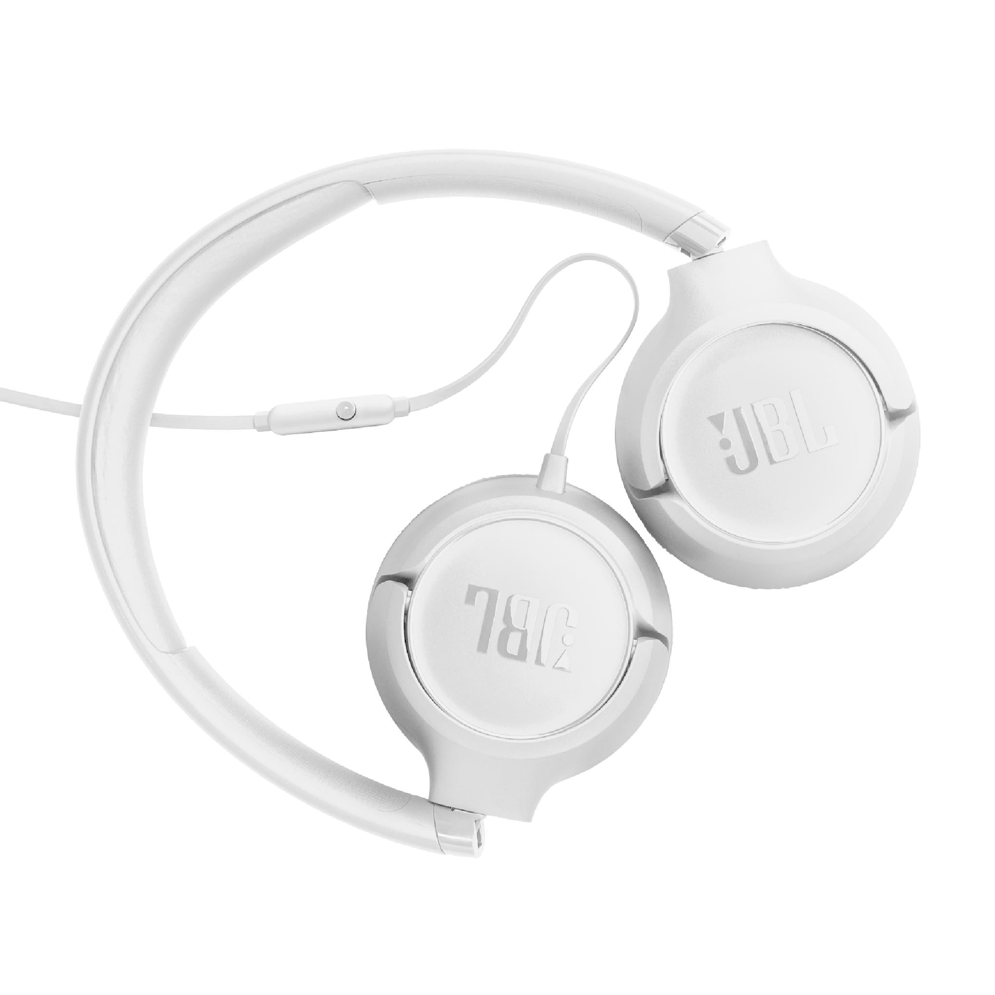 JBL Tune 530 | On-ear headphones - Wire - Foldable - White-Audio Video Centrale