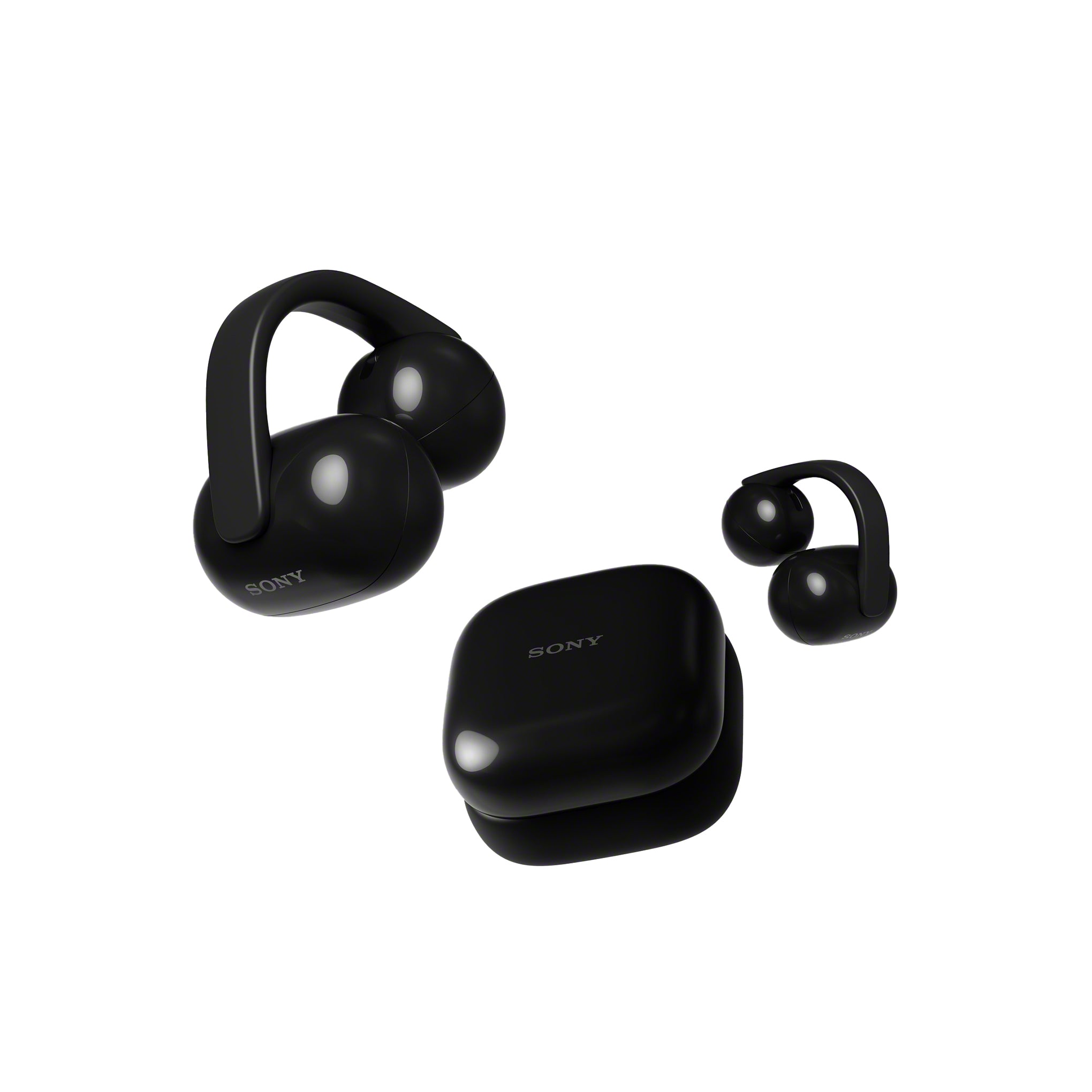 Sony Linkbuds Clip | In-ear headphones - Wireless - Black-Audio Video Centrale
