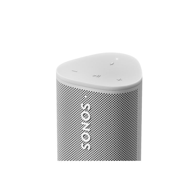 Sonos Roam | Portable speaker - Bluetooth - Wi-Fi - Waterproof - Stereo pairing - White-Audio Video Centrale