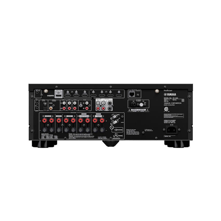 Yamaha RXA2A | 7.2 Channel Home Theatre AV Receiver - Aventage Series - HDMI 8K - MusicCast - 100W X 7 with Zone 2 - Black-Audio Video Centrale