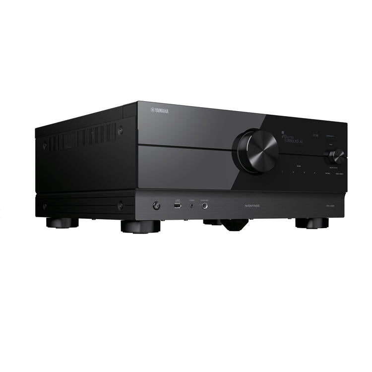 Yamaha RXA4A | 7.2 Home Cinema AV Receiver - Aventage Series - HDMI 8K - MusicCast - HDR10+ - 100W at 7.2 channels - Zone 2 - Black-Audio Video Centrale