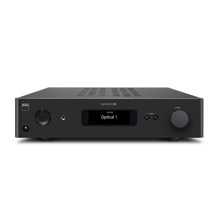 NAD C 658 | BluOS Streaming DAC - Black-Audio Video Centrale