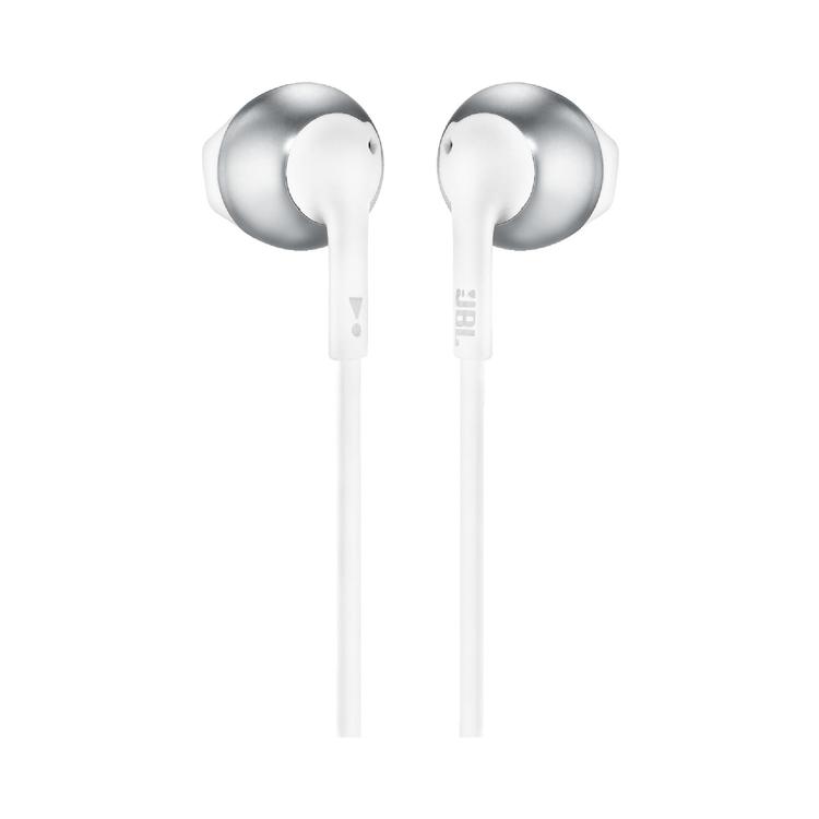 JBL Tune 205 | Wired In-Ear Headphones - JBL Pure Bass - Microphone - Chrome-Audio Video Centrale