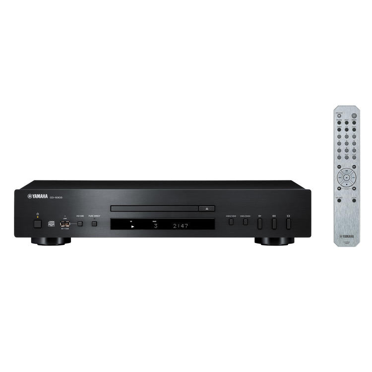 Yamaha CD-S303 | CD player - High quality - USB socket - Pure Direct - Intelligent Digital Servo - Black-Audio Video Centrale