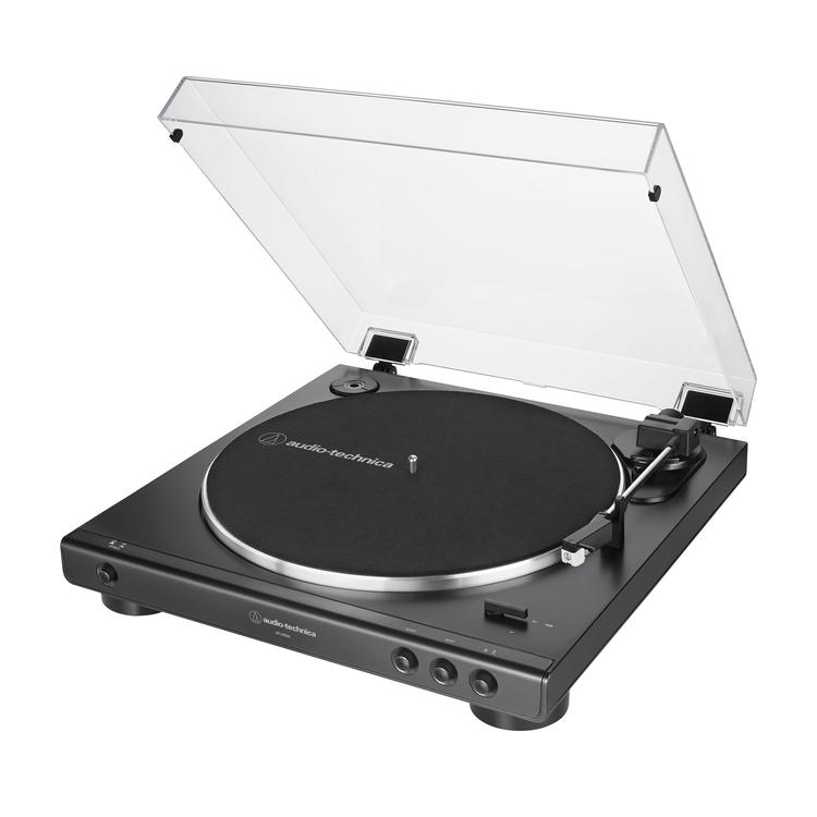 Audio-Technica AT-LP60XBK | Stereo Turntable - Belt Drive - Fully Automatic - Black-Audio Video Centrale