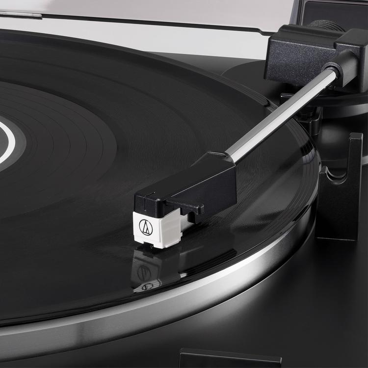 Audio-Technica AT-LP60XBK | Stereo Turntable - Belt Drive - Fully Automatic - Black-Audio Video Centrale