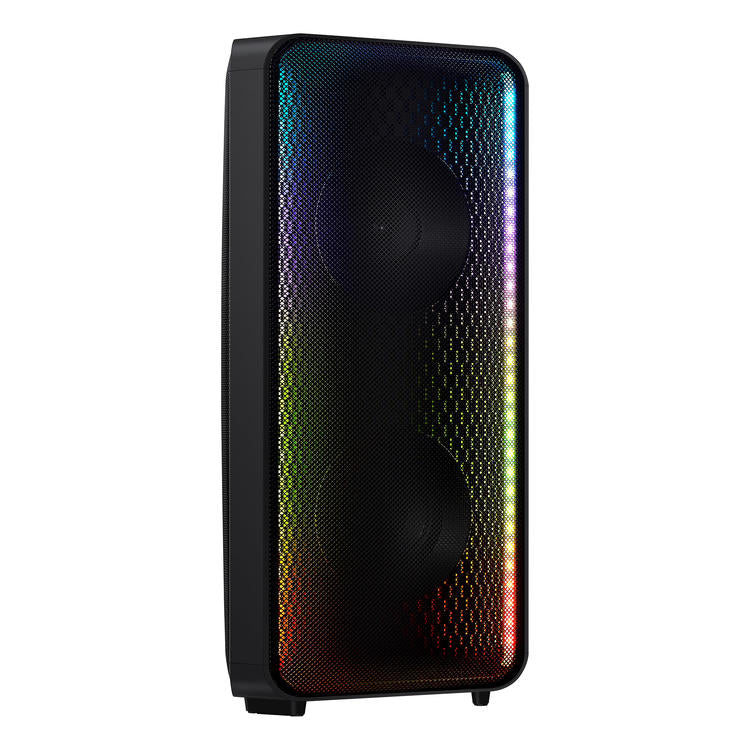 Samsung MX-ST40B | Powerful Portable Speaker - Sound Tower - Bluetooth - 160W - Bidirectional - LED lights - Multiple Bluetooth connection - Black-Audio Video Centrale