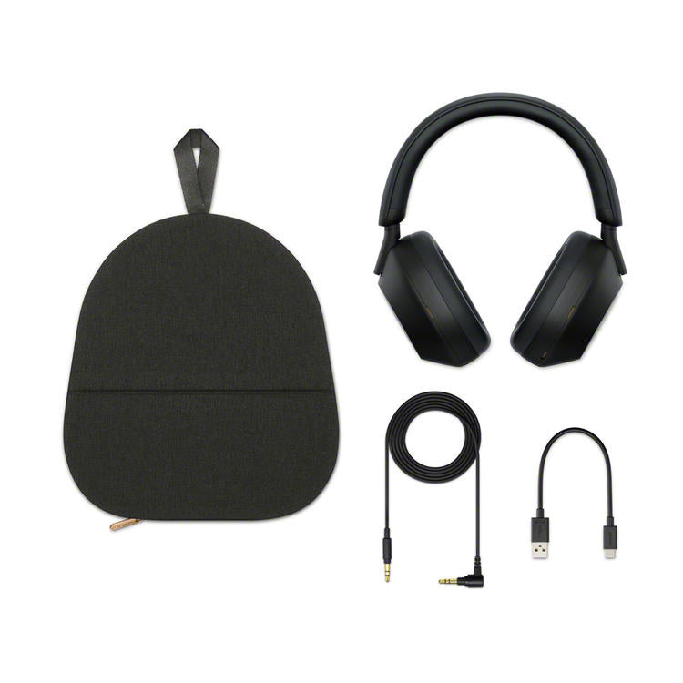 Sony WH-1000XM5/B | Wireless over-ear headphones - Noise reduction - 8 Microphones - Black-Audio Video Centrale