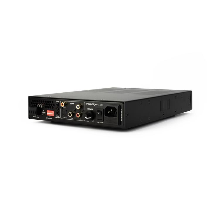 Paradigm X-500 | Stereo Amplifier - 2 Channel or Single Channel Bridged - Up to 500 Watts of Power - Slim - Black-Audio Video Centrale