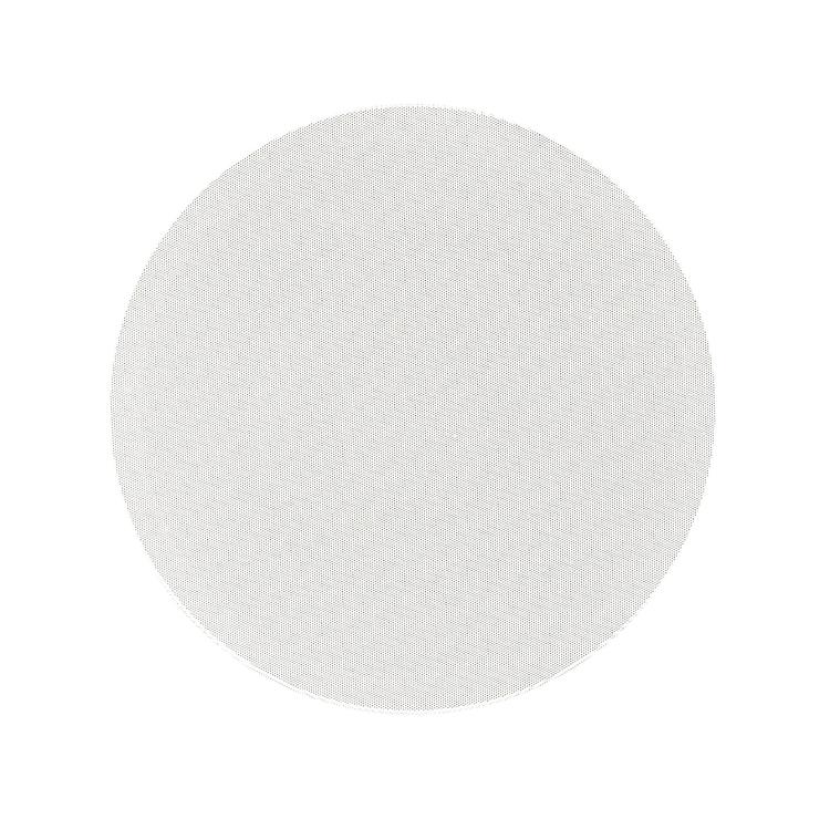 Paradigm CI Elite E80-R V2 | 8" Flush Mount Speaker - Ceiling Mount - SHOCK-MOUNT - Black - White surface ready for painting - Unit-Audio Video Centrale