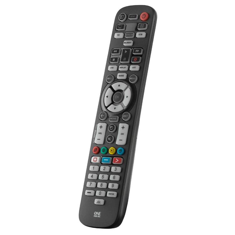 One for All URC3640R | Universal TV Remote Control - Essential Series - For 4 devices-Audio Video Centrale