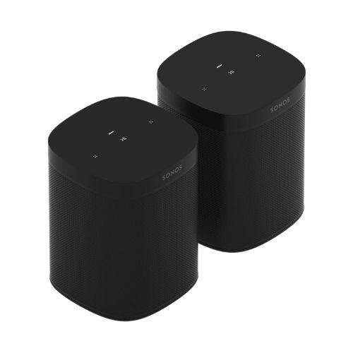 Sonos | 2 Room Set with One SL - Black-Audio Video Centrale