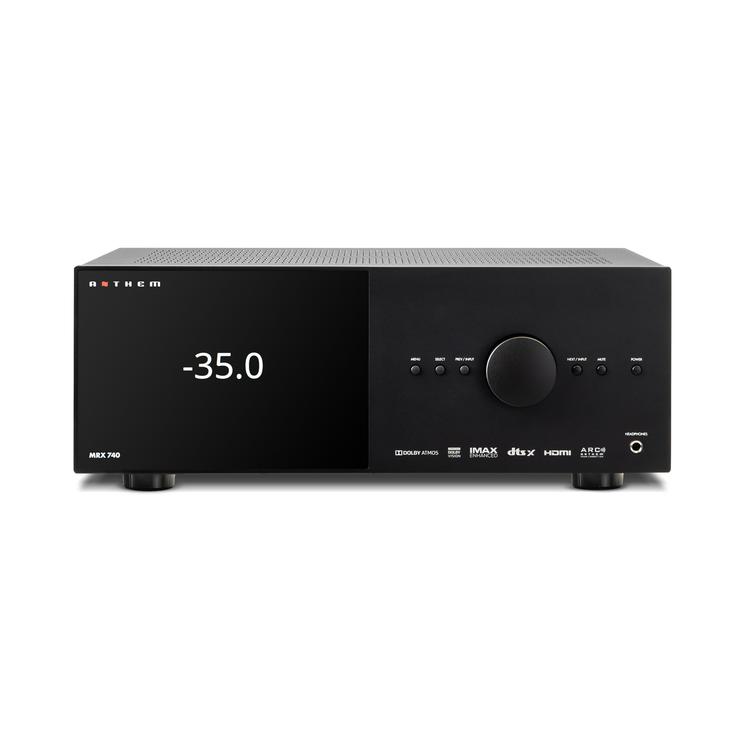 Anthem MRX 740 8K | Home Theater Receiver - 11.2 Channel Preamp and 7 Channel Amplifier - 140 W - Black-Audio Video Centrale