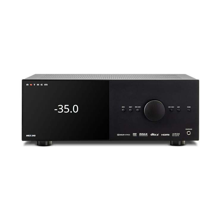 Anthem MRX 540 8K | Home Theater Receiver - 7.2 Channel Preamp and 5 Channel Amplifier - 100 W - Black-Audio Video Centrale