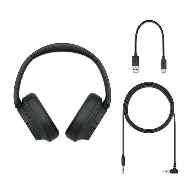 Sony WH-CH720N | Over-ear headphones - Wireless - Bluetooth - Noise reduction - Up to 35 hours battery life - Microphone - Black-Audio Video Centrale