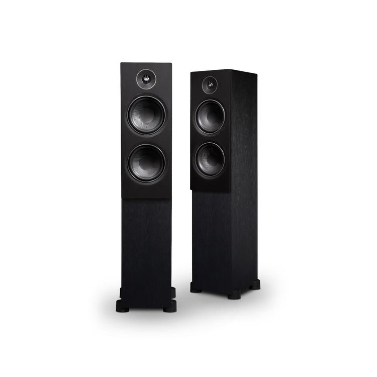 PSB Alpha T20 | Floorstanding Speaker - Tower - Alpha Series - 2 1/2 way - Black Ash Woodgrain - Pair-Audio Video Centrale