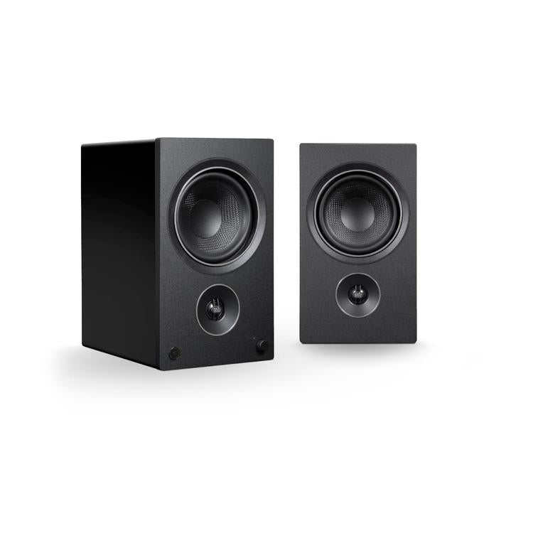 PSB Alpha AM5 | Powered Bookshelf Speaker - Bluetooth - Matte Black - 2-way - Pair-Audio Video Centrale