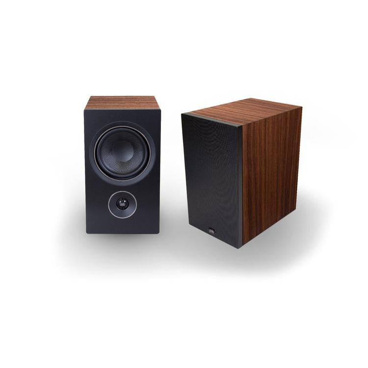 PSB Alpha P5 | Bookshelf Speaker - Alpha Series - 2 way - Dark Walnut Woodgrain - Pair-Audio Video Centrale