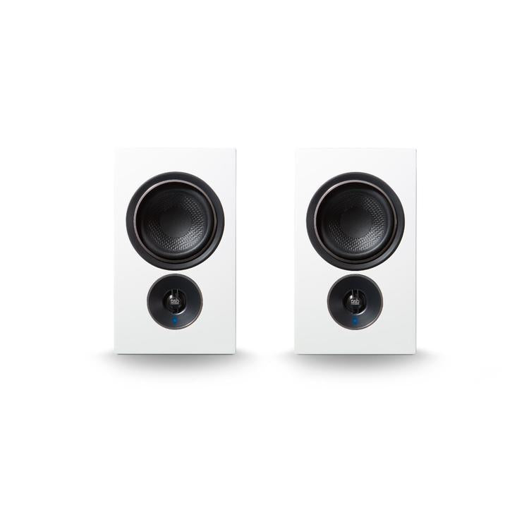 PSB Alpha iQ | Powered Speaker - Wireless - Streaming with BluOS - Matte White - Pair-Audio Video Centrale