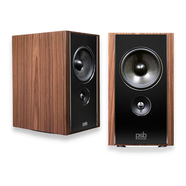 PSB Synchrony B600 | Bookshelf Speaker - Synchrony Series - 150W - Satin Walnut - Pair-Audio Video Centrale