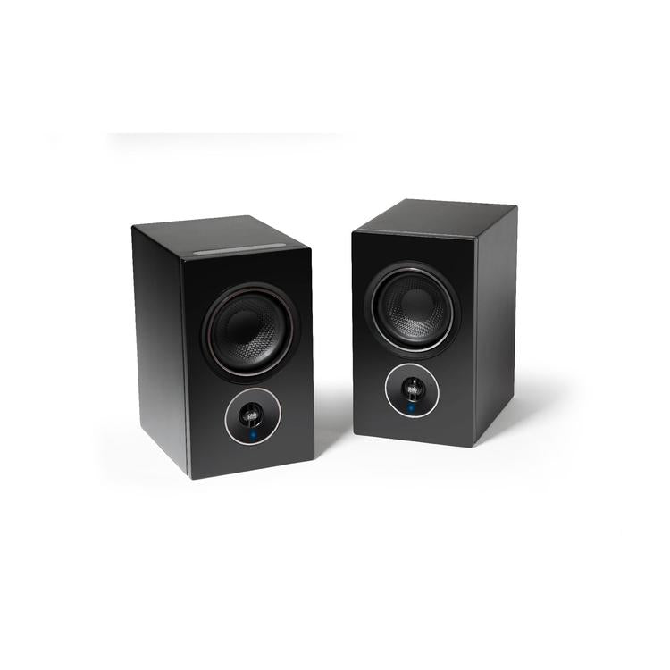 PSB Alpha iQ | Powered Speaker - Wireless - Streaming with BluOS - Matte Black - Pair-Audio Video Centrale