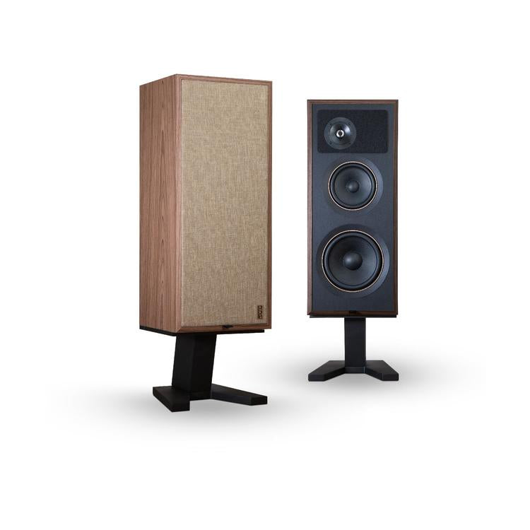 PSB Synchrony Passive 50 | Standmount Loudspeaker - Anniversary Edition - 200W - With Stand - Walnut Veneer - Pair-Audio Video Centrale