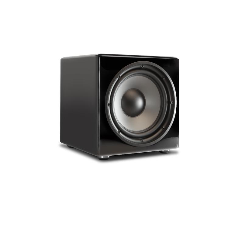 PSB SubSeries 350 | 12" Subwoofer - Powered - 300W continuous - 850W dynamic - High Gloss Black-Audio Video Centrale