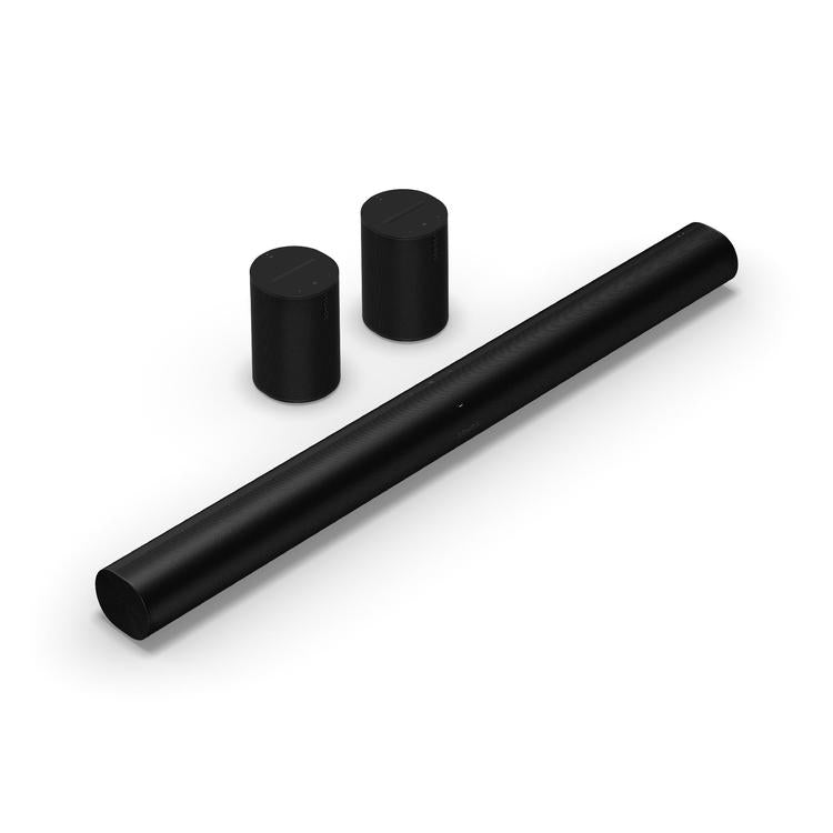 Sonos | Surround Set with Arc - 2 x Era 100 - Black-Audio Video Centrale