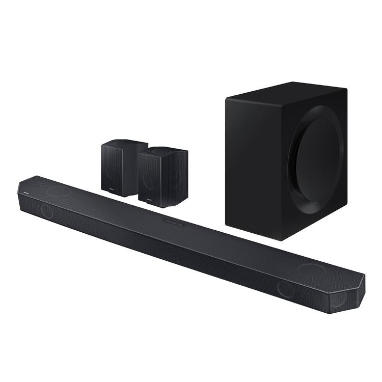 Samsung HWQ990C | Soundbar - 11.1.4 channels - Dolby ATMOS wireless - With wireless subwoofer and rear speakers included - Q Series - 656W - Black-Audio Video Centrale