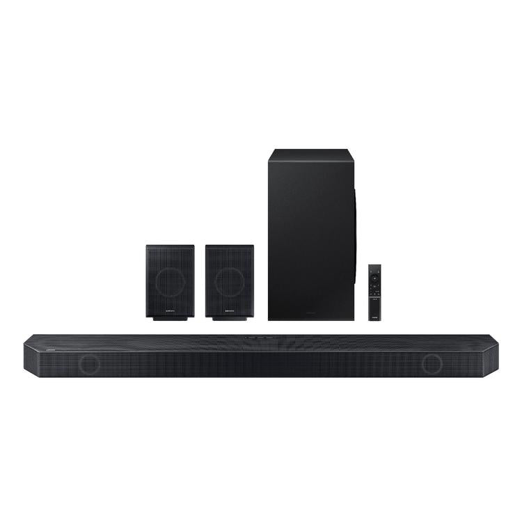 Samsung HWQ990C | Soundbar - 11.1.4 channels - Dolby ATMOS wireless - With wireless subwoofer and rear speakers included - Q Series - 656W - Black-Audio Video Centrale