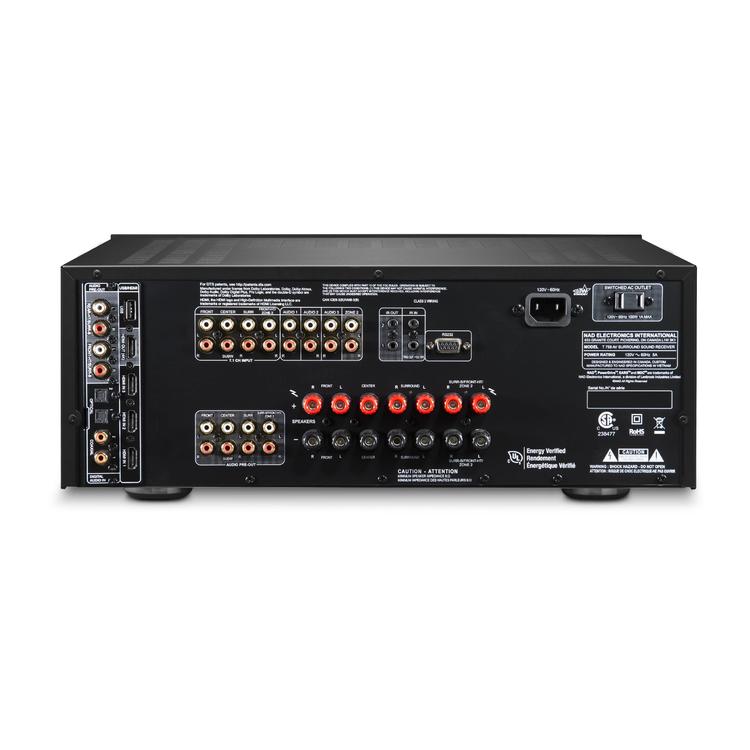 NAD T 758 V3i | Home theatre AV receiver - Surround - 7 channels x 60W - MDC - BluOS - Wireless streaming - Black-Audio Video Centrale