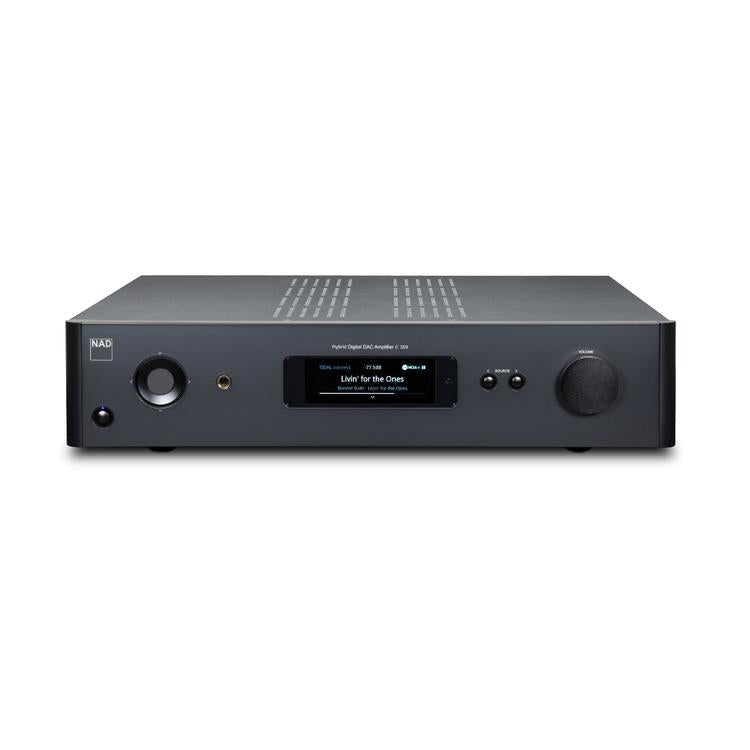 NAD C 389 | DAC Amplifier - HybridDigital UcD - Classic Series - MDC2 - 130W - Black-Audio Video Centrale