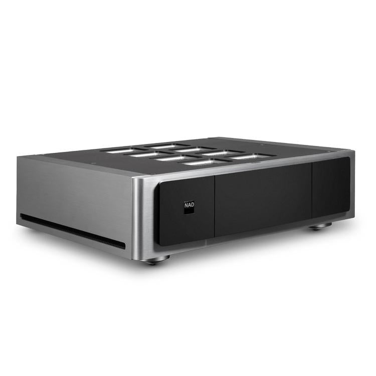 NAD M23 | Stereo Power Amplifier - HybridDigital Purifi Eigentakt - Master Series - 2x200W - 120V-240V - Black-Audio Video Centrale