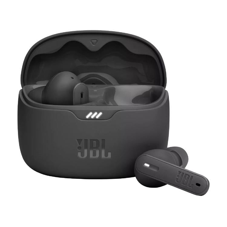 JBL Tune Beam | In-Ear Headphones - Truly Wireless - Bluetooth - Smart Ambient - Stick-open Design - Black-Audio Video Centrale