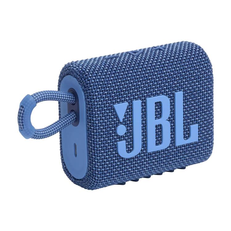 JBL Go 3 Eco | Mini Speaker - Ultra-portable - Bluetooth - IP67 - Blue-Audio Video Centrale