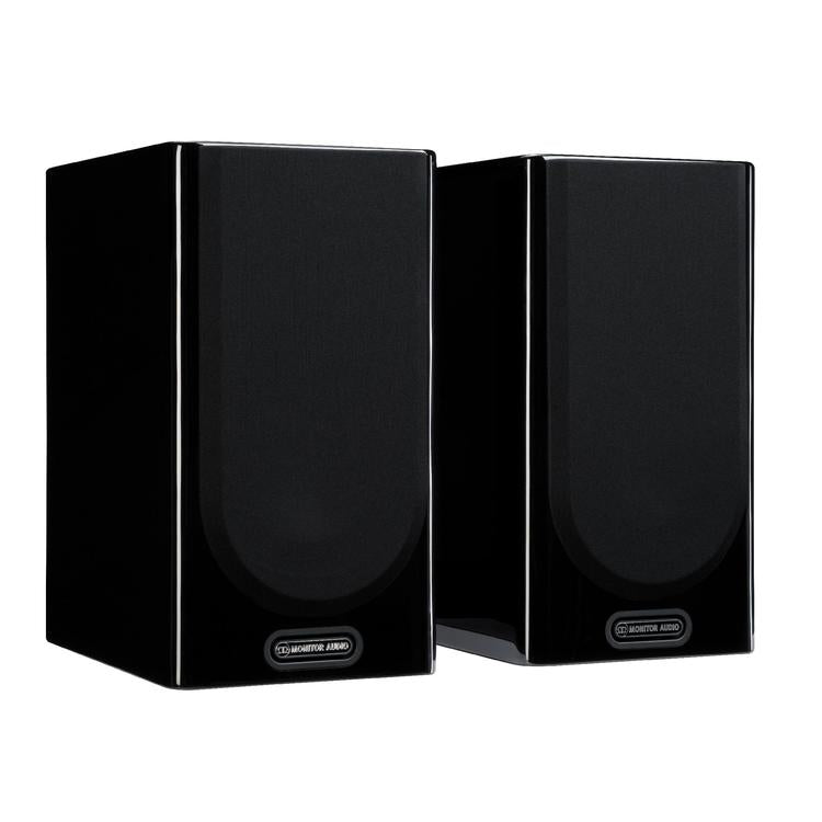 Monitor Audio Gold 100 | Bookshelf Speakers - 2 way - 120W - Pair - Glossy Black Piano-Audio Video Centrale