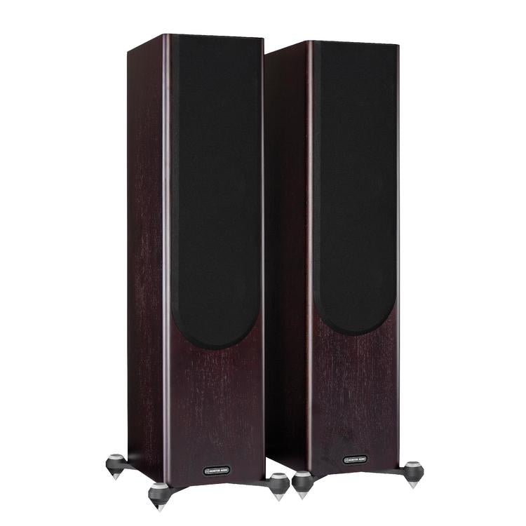 Monitor Audio Gold 300 | Floorstanding Speakers - Tower - 3 way - 250W - Pair - Dark Walnut-Audio Video Centrale