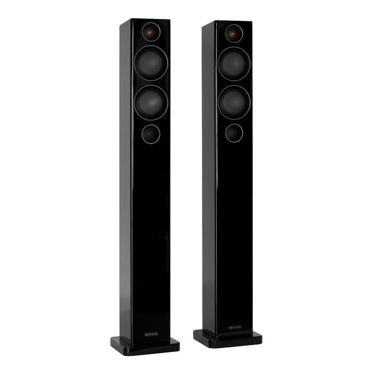 Monitor Audio Radius 270 | Floorstanding Speakers - Tower - 150W - Radius Series - Pair - Piano Black Gloss-Audio Video Centrale