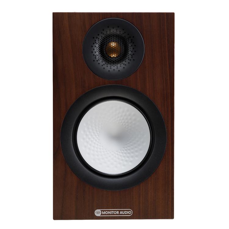 Monitor Audio Silver 50 7G | Bookshelf Speakers - 2 way - 100W - Silver Series - Pair - Natural Walnut-Audio Video Centrale