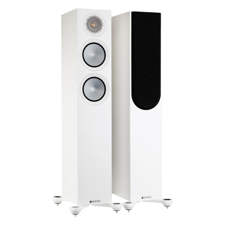 Monitor Audio Silver 200 7G | Floorstanding Speakers - Tower - 2 1/2 way - 150W - Pair - Satin White-Audio Video Centrale