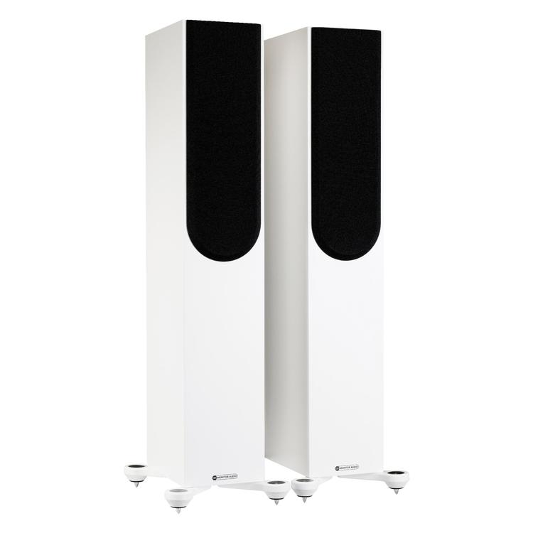 Monitor Audio Silver 200 7G | Floorstanding Speakers - Tower - 2 1/2 way - 150W - Pair - Satin White-Audio Video Centrale