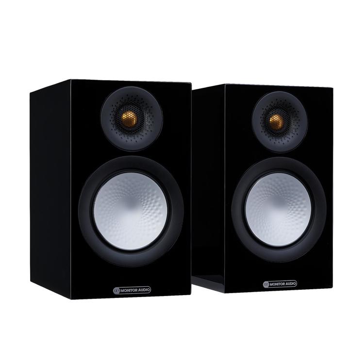 Monitor Audio Silver 50 7G | Bookshelf Speakers - 2 way - 100W - Silver Series - Pair - High Gloss Black-Audio Video Centrale