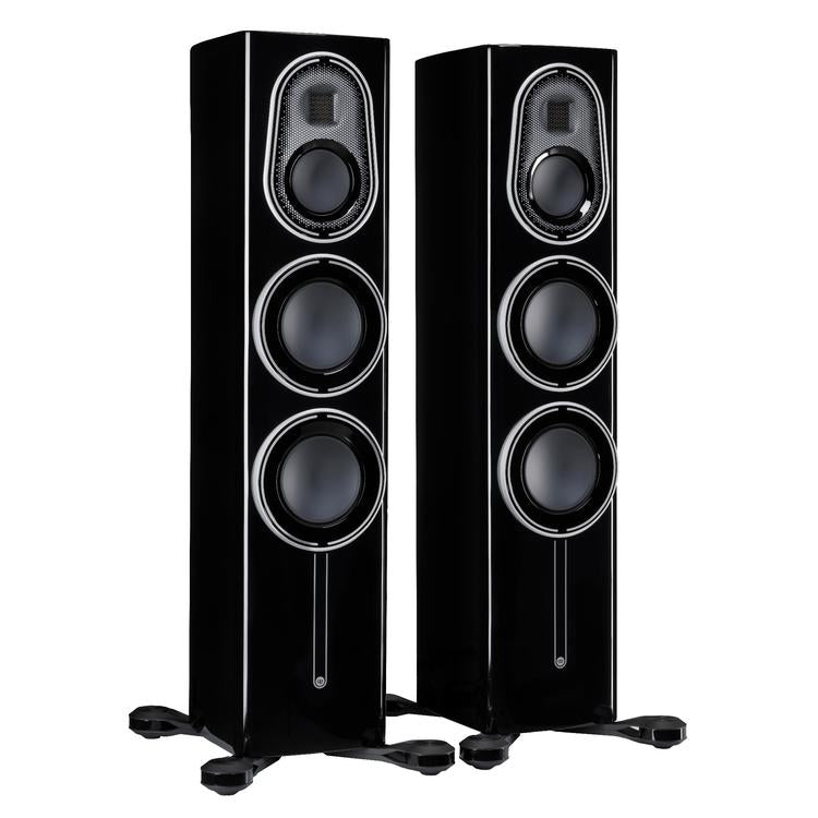 Monitor Audio Platinum 200 3G | Floorstanding Speakers - Tower - 3-way - 300W - Pair - Piano Black Gloss-Audio Video Centrale