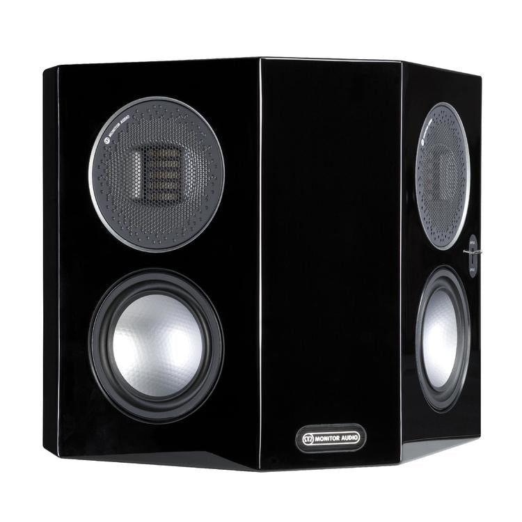 Monitor Audio Gold FX | Speakers - Compact - 2 way - 100W - Pair - Piano Black Gloss-Audio Video Centrale