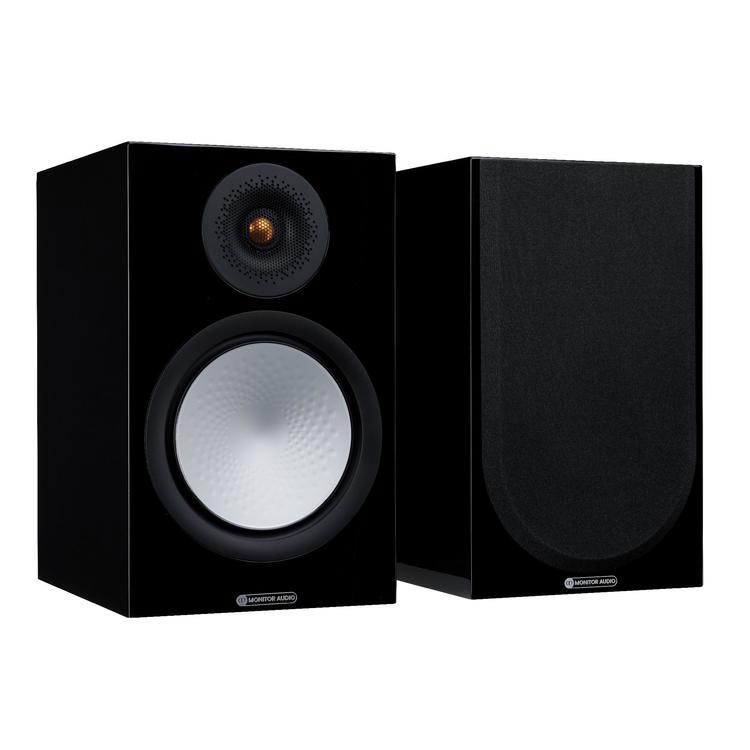 Monitor Audio Silver 100 7G | Bookshelf Speakers - 2 way - 120W - Pair - High Gloss Black-Audio Video Centrale