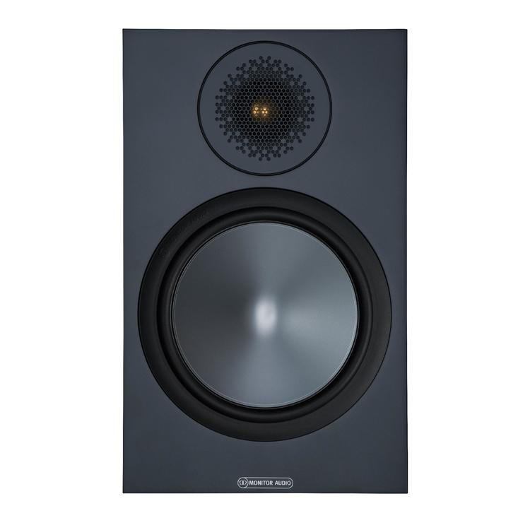 Monitor Audio Bronze 100 | Bookshelf Speakers - 2 way - 100W - Bronze Series - Pair - Black-Audio Video Centrale
